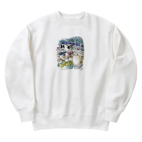 CatChips森のカフェ Heavyweight Crew Neck Sweatshirt