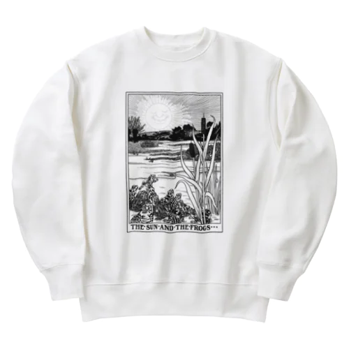 太陽とカエル Heavyweight Crew Neck Sweatshirt