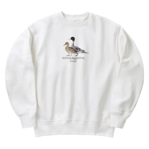 オナガガモのペア Heavyweight Crew Neck Sweatshirt