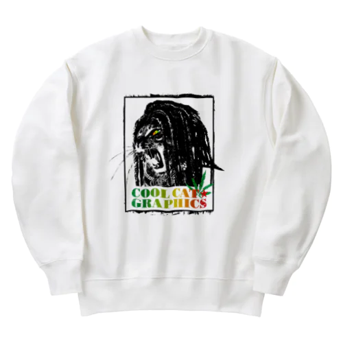 COOL CAT★GRAPHICS　CCG-004　Reggaeバージョン Heavyweight Crew Neck Sweatshirt