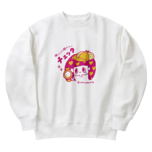 モッティ「チェック」 Heavyweight Crew Neck Sweatshirt