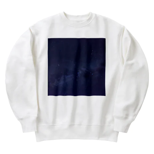 Nature starry sky Heavyweight Crew Neck Sweatshirt