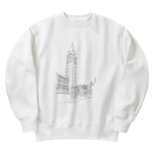 サン・マルコ広場 Heavyweight Crew Neck Sweatshirt