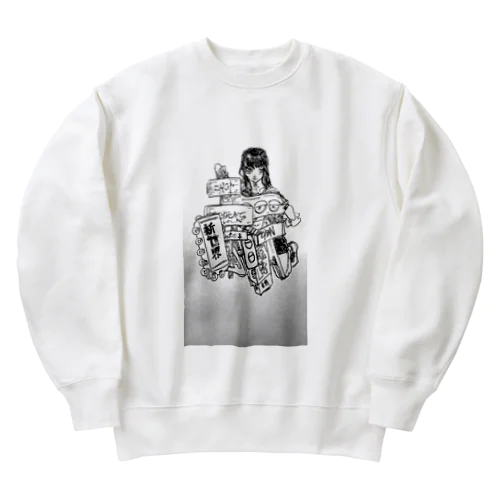 看板娘T Heavyweight Crew Neck Sweatshirt