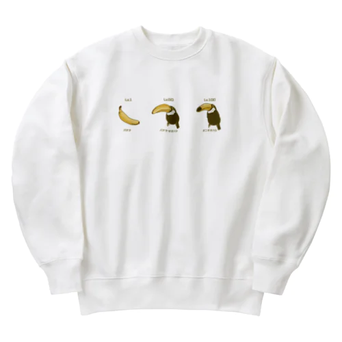 バナナ→オニオオハシ Heavyweight Crew Neck Sweatshirt