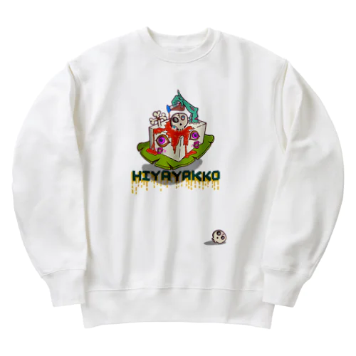 冷奴をロック風味で Heavyweight Crew Neck Sweatshirt