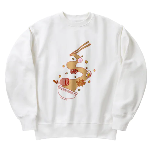 らーみょんりばぁー Heavyweight Crew Neck Sweatshirt