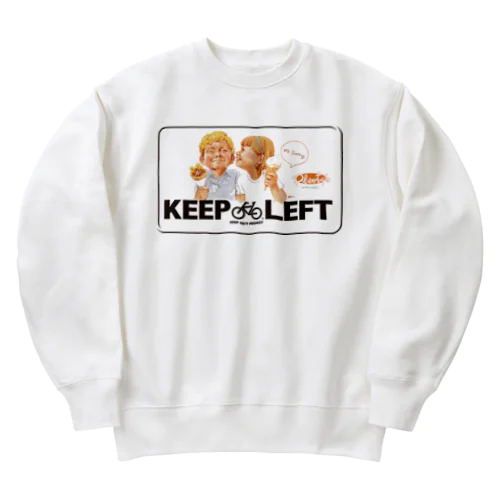 KEEP LEFT plenty's Heavyweight Crew Neck Sweatshirt