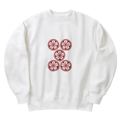 赤ウーピン（黄） Heavyweight Crew Neck Sweatshirt