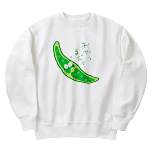 おやつまだ！？ネコヅキモ Heavyweight Crew Neck Sweatshirt