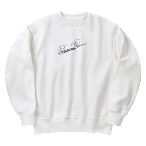 MILKY WEY TRIP(To the moon) Heavyweight Crew Neck Sweatshirt