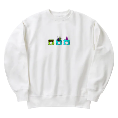 パンク・ロジャーくん Heavyweight Crew Neck Sweatshirt