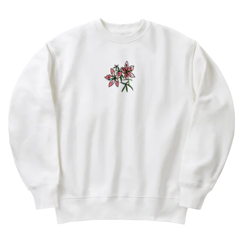 10/1 誕生花 「モミジアオイ」 Heavyweight Crew Neck Sweatshirt