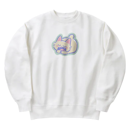 ぐっすり日曜日 (ふちあり) Heavyweight Crew Neck Sweatshirt