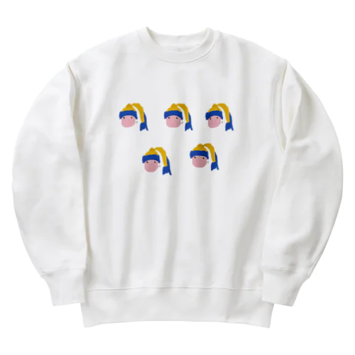 五匹のこぶた Heavyweight Crew Neck Sweatshirt