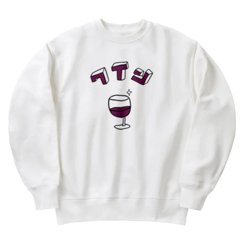 赤ワイン Heavyweight Crew Neck Sweatshirt