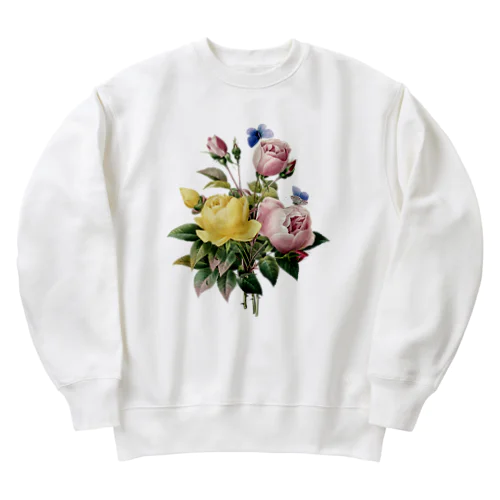 ロサ・フェティダとロサ・キネンシス Heavyweight Crew Neck Sweatshirt