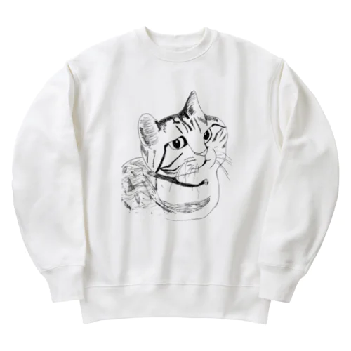 べるたん横顔 Heavyweight Crew Neck Sweatshirt