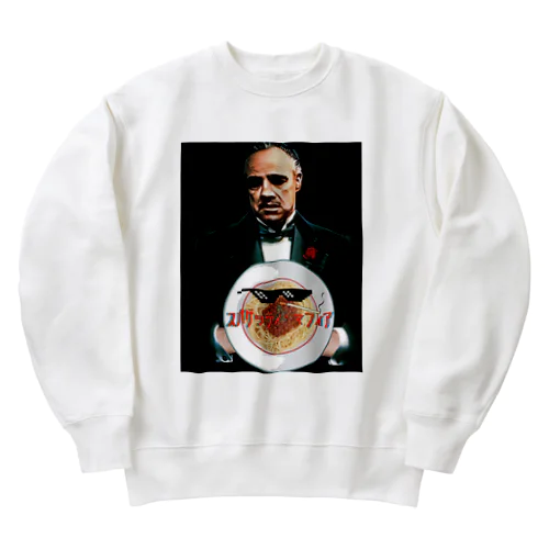 〔両面プリント〕ファーザー・スパゲッティ・マフィア Heavyweight Crew Neck Sweatshirt