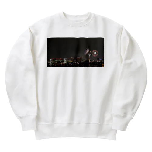 東京湾大華火祭 No.1 - Firework Festival - Heavyweight Crew Neck Sweatshirt