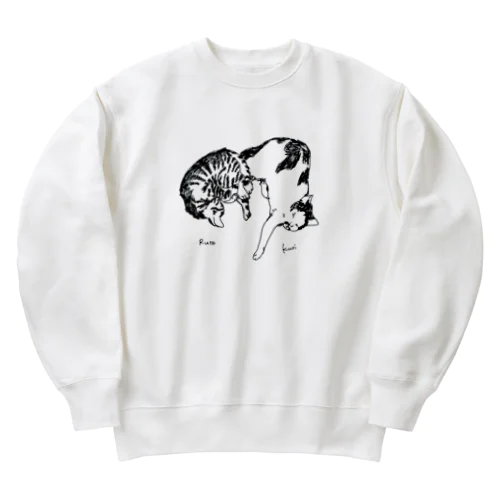 RUTO KURIイラストVer Heavyweight Crew Neck Sweatshirt