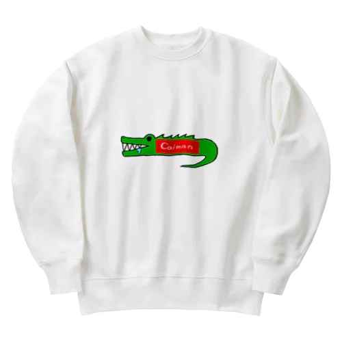 Caimanロゴボディ Heavyweight Crew Neck Sweatshirt