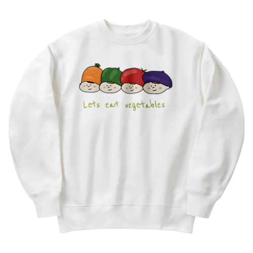 野菜を食べよう。 Heavyweight Crew Neck Sweatshirt