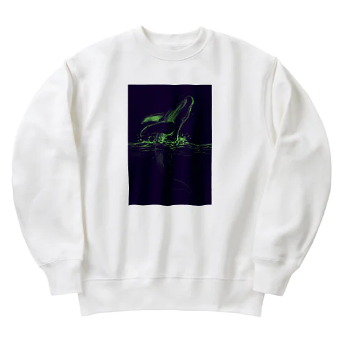 クジラザップゥン Heavyweight Crew Neck Sweatshirt