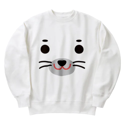 アザラシ-animal up-アニマルアップ- Heavyweight Crew Neck Sweatshirt