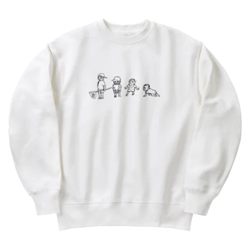 マオ未来予想図 Heavyweight Crew Neck Sweatshirt