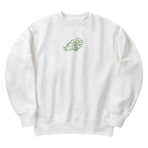 hanataba!!!!!uramennhawithkusamura Heavyweight Crew Neck Sweatshirt