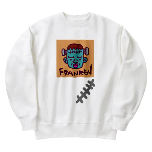 ゆるフランケン (縫い目付き) Heavyweight Crew Neck Sweatshirt