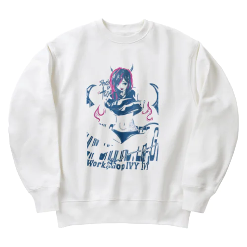 陰キャっ娘 Heavyweight Crew Neck Sweatshirt