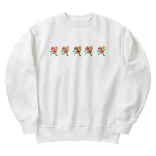 薔薇の魅力 Heavyweight Crew Neck Sweatshirt