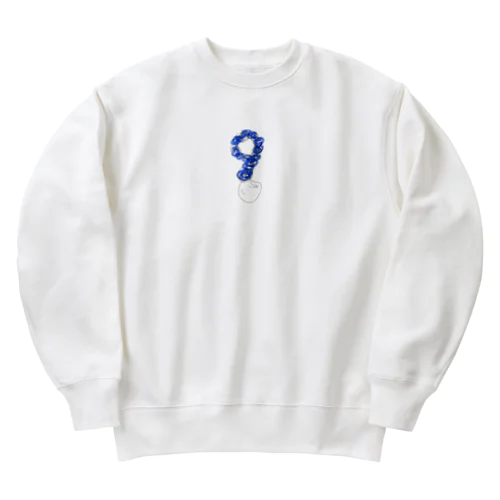 くるくるパーマくん9月生まれ Heavyweight Crew Neck Sweatshirt