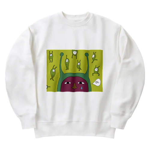 キュートな妖精チャン Heavyweight Crew Neck Sweatshirt