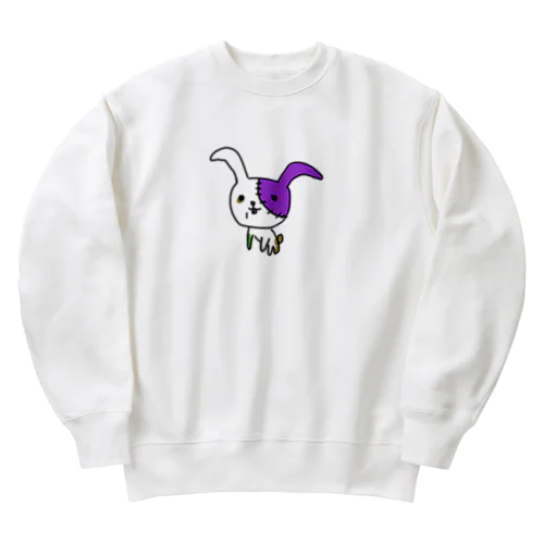 ゾンビーうさぎ Heavyweight Crew Neck Sweatshirt