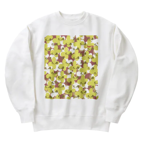 迷彩2022秋イエベもんじろう Heavyweight Crew Neck Sweatshirt