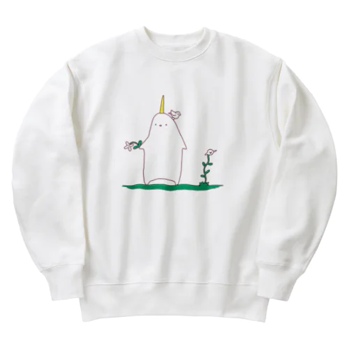 なぞのほし (文字無し) Heavyweight Crew Neck Sweatshirt