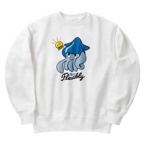 柔軟に考えるイカ Heavyweight Crew Neck Sweatshirt