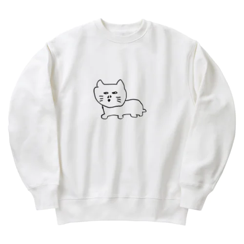 ねこ　スウェット Heavyweight Crew Neck Sweatshirt