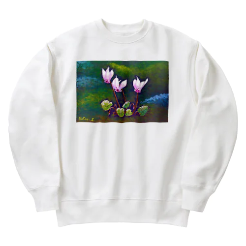 シクラメン Heavyweight Crew Neck Sweatshirt