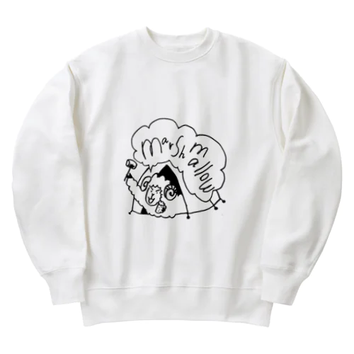 びあひつじくん、キャンプする Heavyweight Crew Neck Sweatshirt