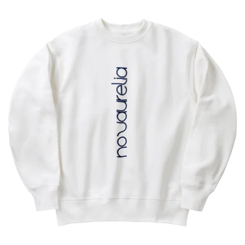  【裏表デザイン】 Novaヘビーウェイトスウェット（藍色） Heavyweight Crew Neck Sweatshirt