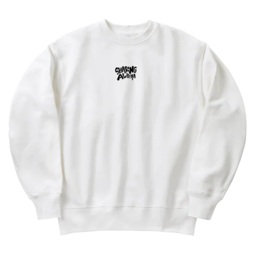 #1 sharing aloha Heavyweight Crew Neck Sweatshirt