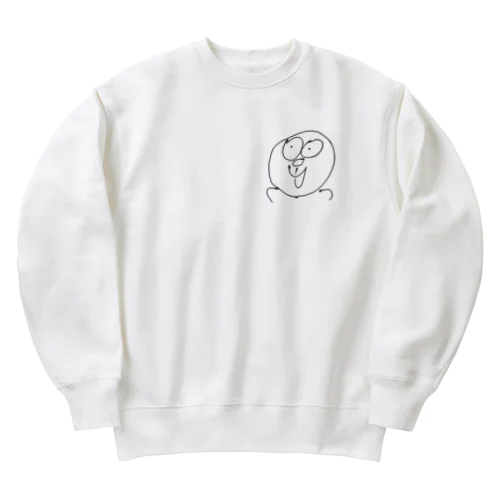 おまぬけパパイヤくん Heavyweight Crew Neck Sweatshirt