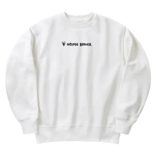 シンプルねこぜびーばー Heavyweight Crew Neck Sweatshirt