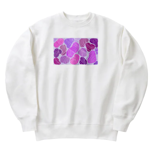 紫芋 Heavyweight Crew Neck Sweatshirt