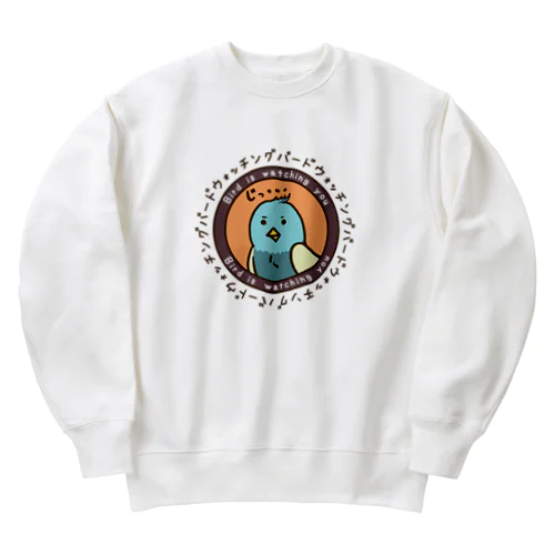 バードウォッチング Heavyweight Crew Neck Sweatshirt