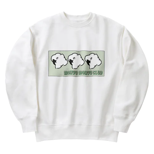 mokyu mokyu club Heavyweight Crew Neck Sweatshirt